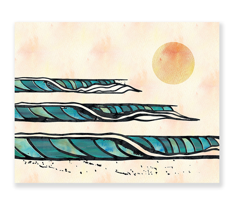 Sabrina's Set of The Day 11x14 giclee - Studio Abachar