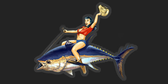 Bluefin Bettie Pinup - 5"