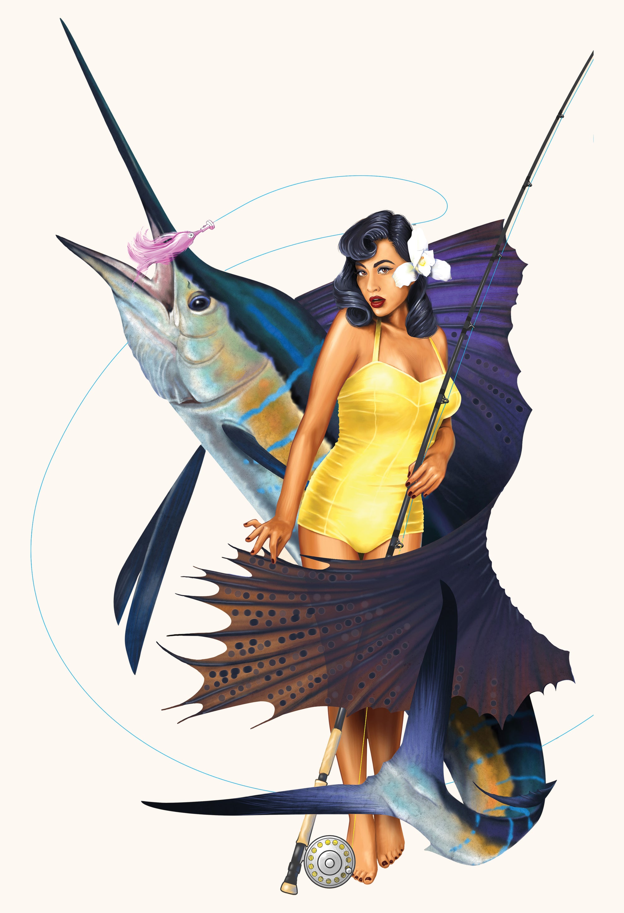 Valentina with a Sailfish