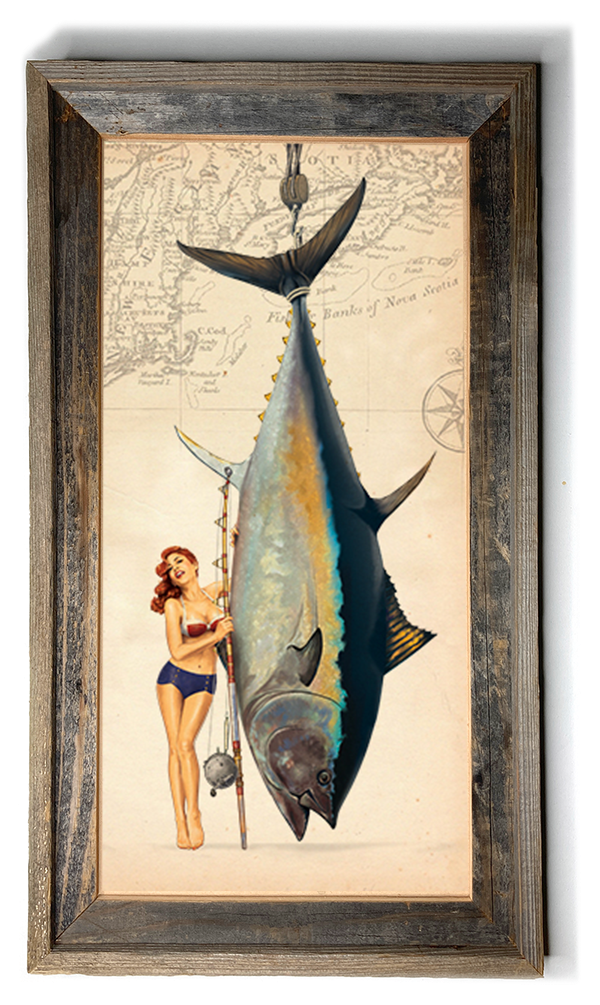 Caroline with Atlantic Bluefin Tuna