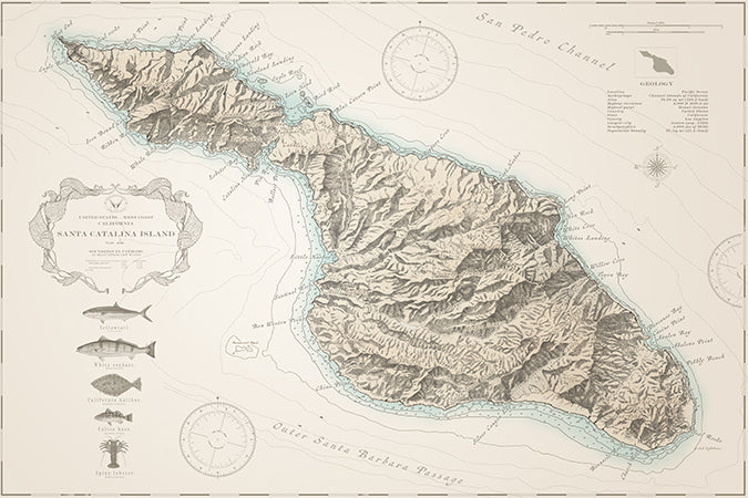 Santa Catalina Island Nautical Chart
