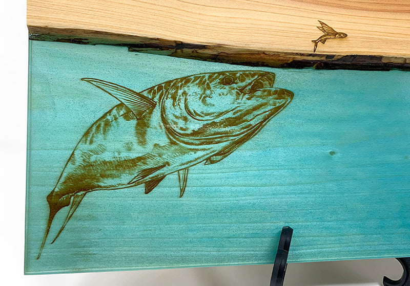 Bluefin/flyer Surface Tension Wood Serving Board 11x17"